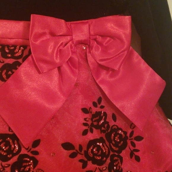 Bluberi Boulevard Red Black Holiday Dress NWT - Picture 5 of 11